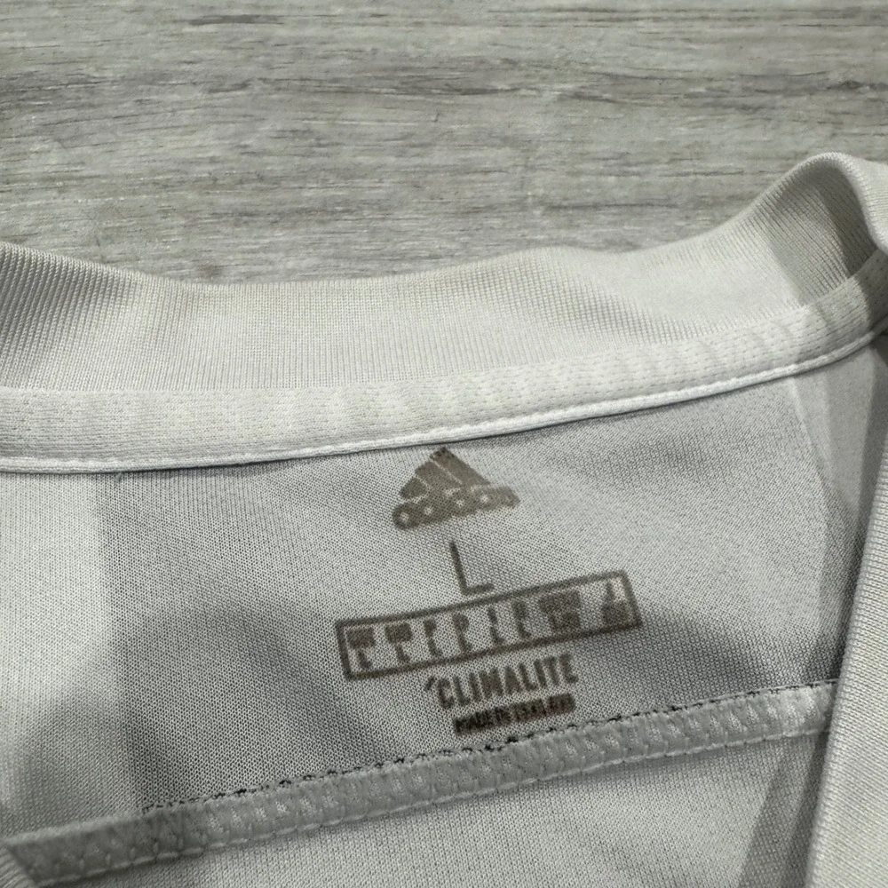 Adidas Juventus Home Jersey Mens Large White Black Striped Soccer Shirt Jeep L